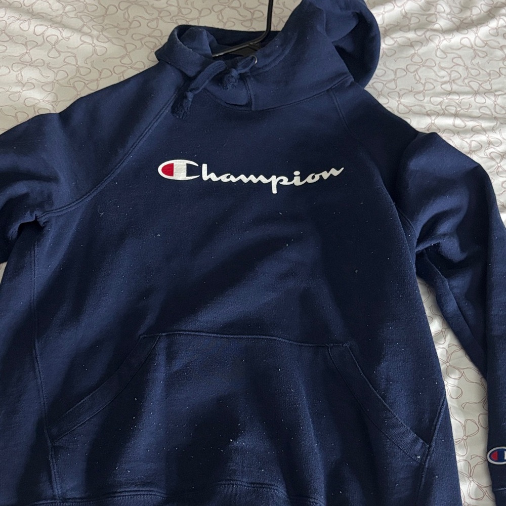 Champion Dark Blue Pullover Hoodie